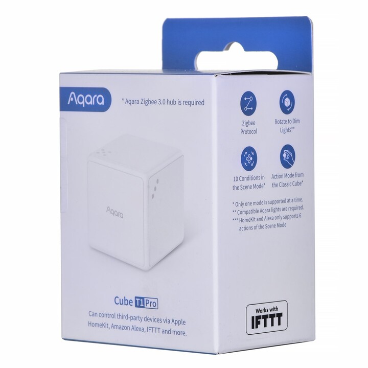 AQARA Cube T1 Pro smart Zigbee remote controller white