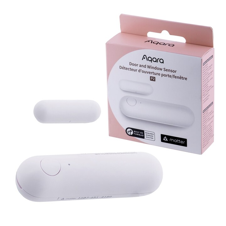 Aqara DW-S02D capteur de porte/fenêtre Sans fil Porte/Fenêtre Blanc