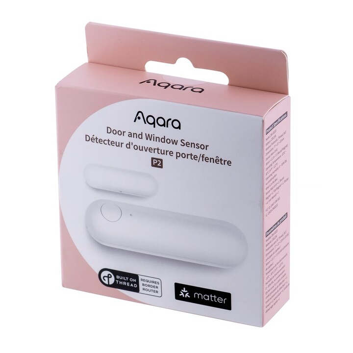 Aqara DW-S02D capteur de porte/fenêtre Sans fil Porte/Fenêtre Blanc