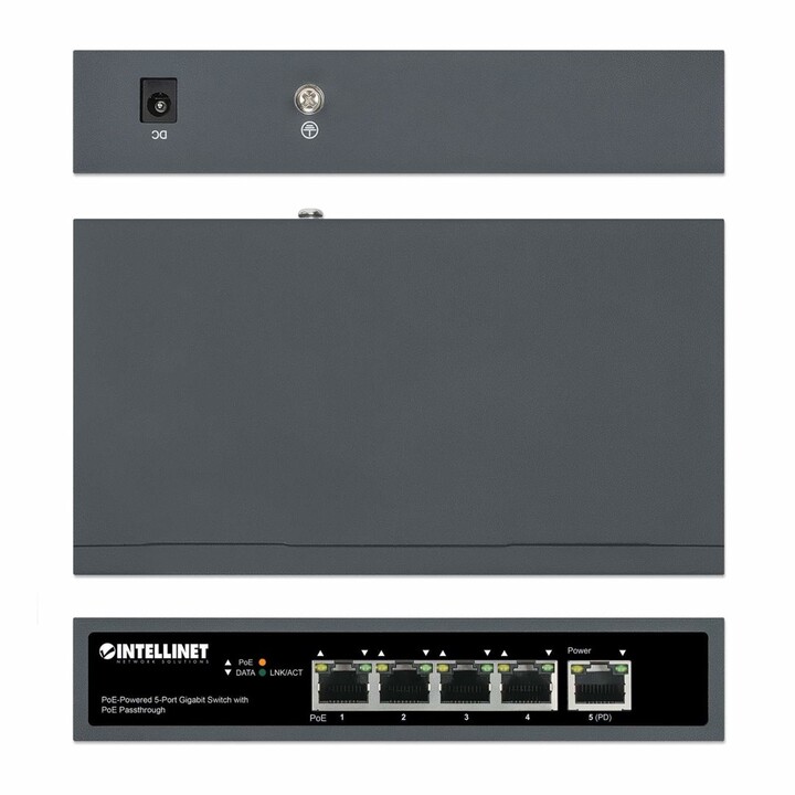 Switch Gigabit Ethernet Intellinet 561808 (10/100/1000) Alimentazione su Ethernet (PoE)