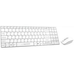 Esperanza EK122W teclado RF inalámbrico QWERTY Blanco