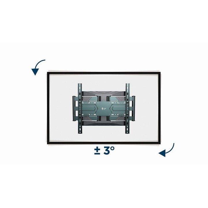 Gembird WM-80ST-01 Vollbewegliche TV-Wandhalterung, 40–80 Zoll (50 kg)