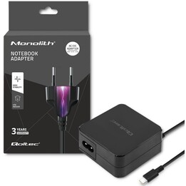 Qoltec 51027 Cargador | 65W | 5-20,3V | 2-3,25A | USB tipo C | PD