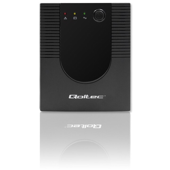 Qoltec 53776 Unterbrechungsfreie Stromversorgungsleitung Interaktiv | Monolith| 1500VA | 900W