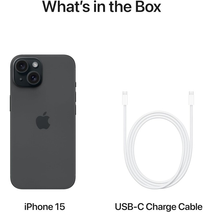Smartphone Apple iPhone 15 256GB Preto