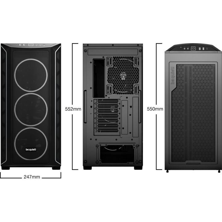 Be Quiet! Shadow Base 800 Fx Negro