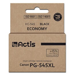 Actis KC-545 Tintenpatrone (Canon PG-545XL Ersatz; Höchst; 15 ml; 207 Seiten; Schwarz ). Druckt 15 % mehr als OEM.