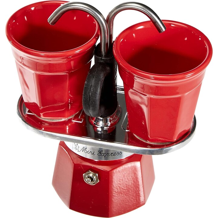 Bialetti Mini Express Vermelho 2 xícaras