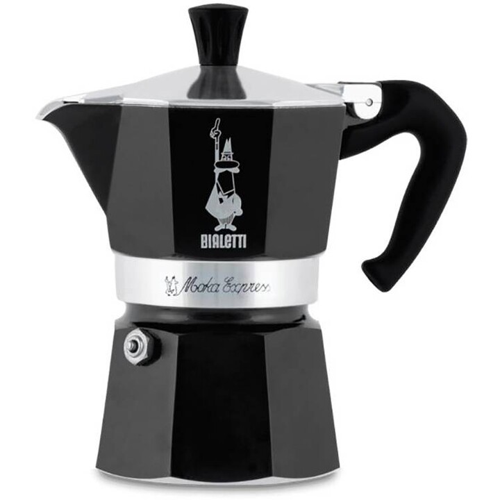Bialetti Moka Express Cafetière à moka Noir