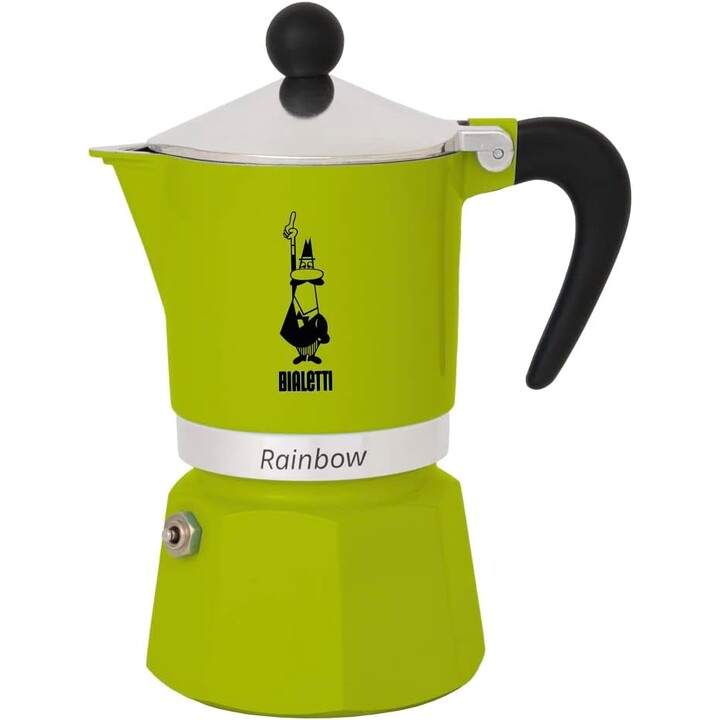 Bialetti Rainbow Cafetera italiana Negro Verde