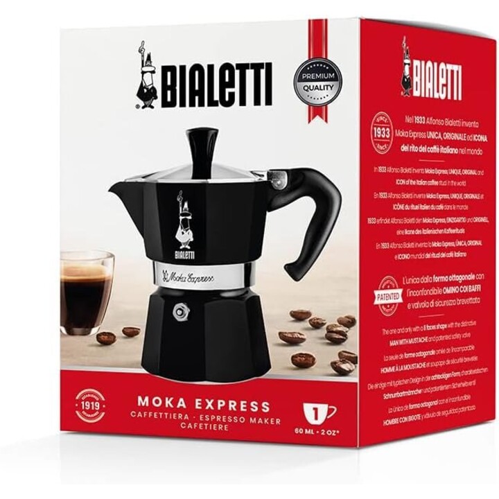 Caffettiera italiana Bialetti 4951 Nera