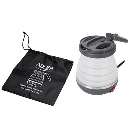 Adler AD 1279 tetera eléctrica 0,6 L 750 W Negro, Blanco