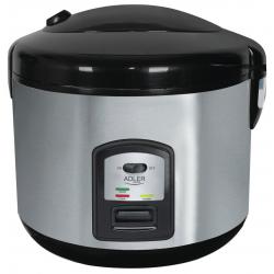 Adler AD 6406 arrocera Negro, Acero inoxidable 1000 W