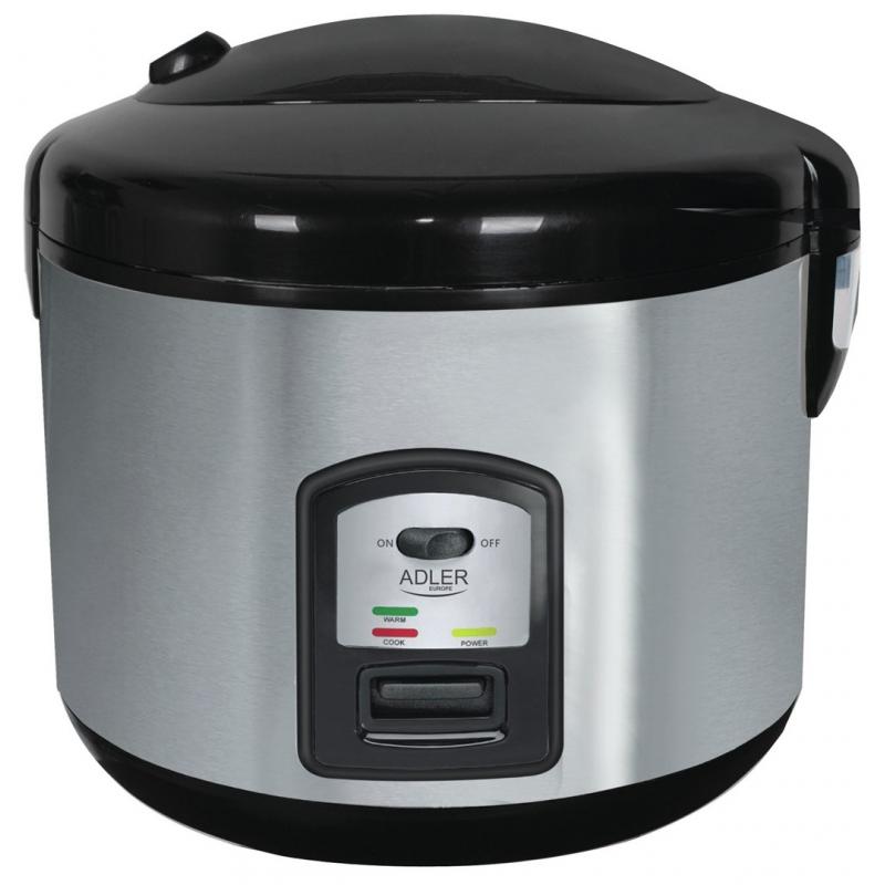 Adler AD 6406 arrocera Negro, Acero inoxidable 1000 W