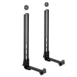 Maclean MC-914 Universal Soundbar Mount Suporte de alto-falante para montagem sob TV até 15 kg com economia de espaço VESA