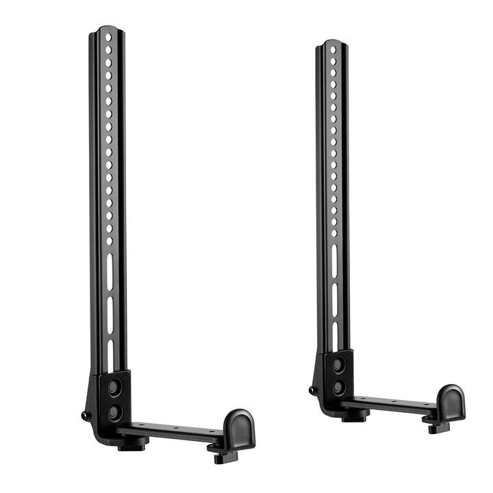 Maclean MC-914 Universal Soundbar Mount Suporte de alto-falante para montagem sob TV até 15 kg com economia de espaço VESA