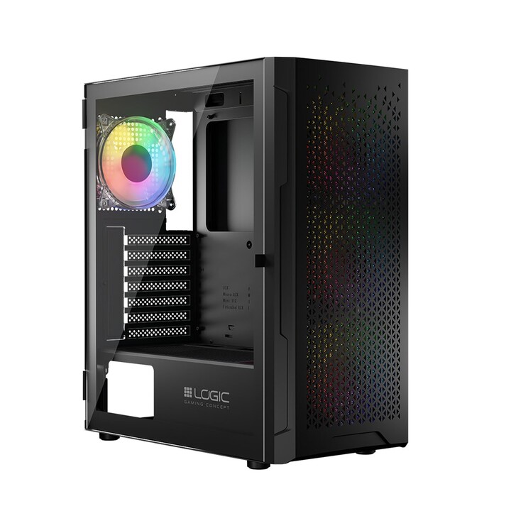 Logic ARAMIS ARGB MINIDI USB 3.0 Enclosure black