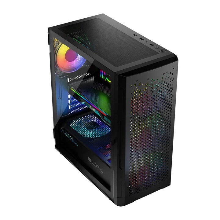 Logic ARAMIS ARGB MINIDI USB 3.0 Enclosure black