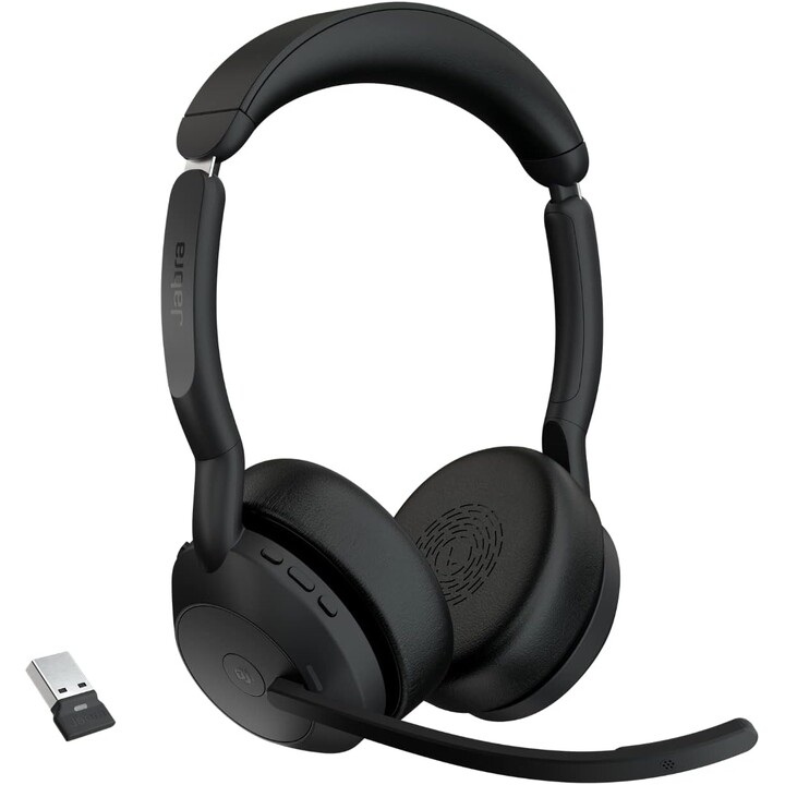 Jabra Evolve2 55 MS Cuffie stereo On-Ear (Bluetooth, wireless, USB-A)