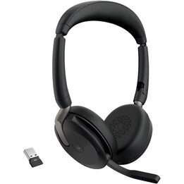 Jabra Evolve2 65 Flex MS Cuffie stereo on-ear (Bluetooth, wireless, USB-A)
