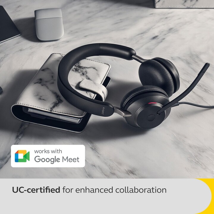Cuffie stereo on-ear Jabra Evolve2 40 SE UC (USB-C, cablate)