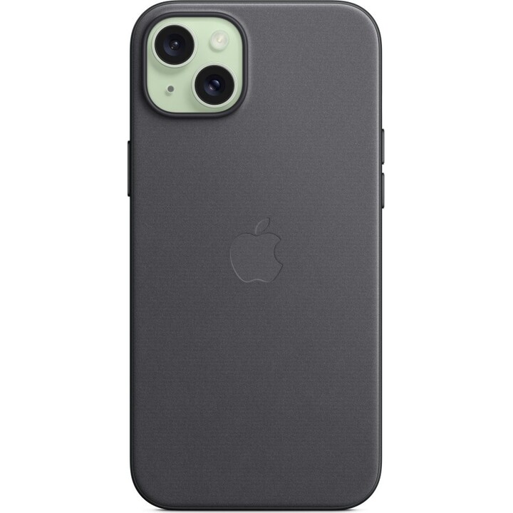 Coque Finewoven avec Magsafe pour iphone 15 plus noir