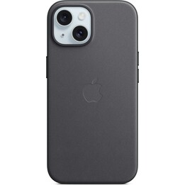 Custodia in tessuto sottile con Magsafe per iPhone 15 nero
