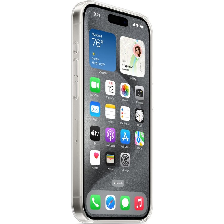 Custodia trasparente con Magsafe per iPhone 15 Pro