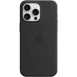 Silicone Case with MagSafe for iPhone 15 Pro Max Black