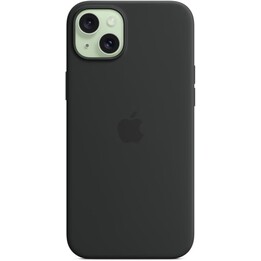 Apple iPhone 15 Plus Funda de silicona con MagSafe Negro 