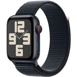 Apple Watch SE 2023 GPS Cellular 44mm Caja de Aluminio Medianoche/ Correa Deportiva Loop Medianoche