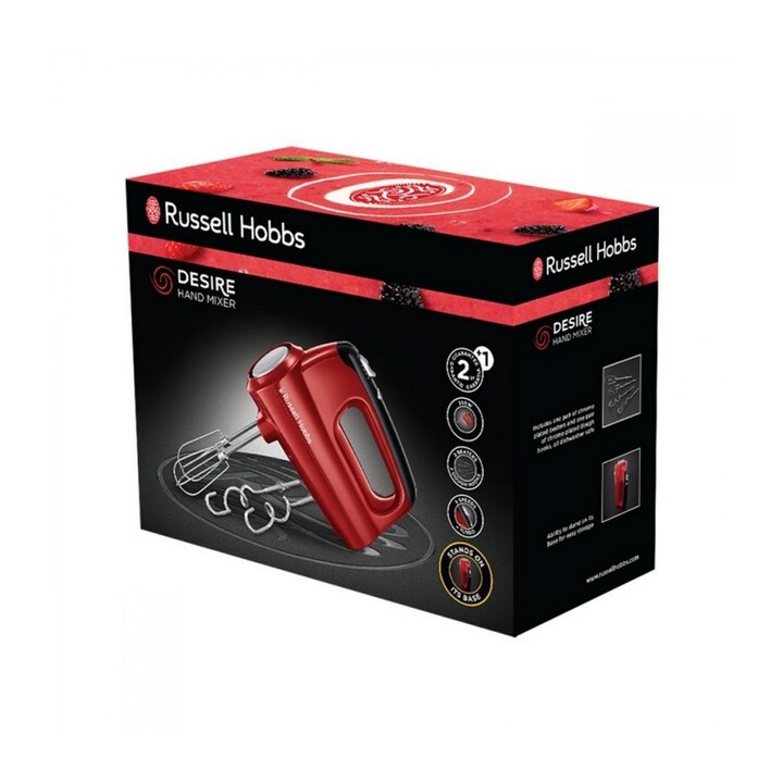 Russell Hobbs 24670-56 mixeur Batteur à main 350 W Rouge