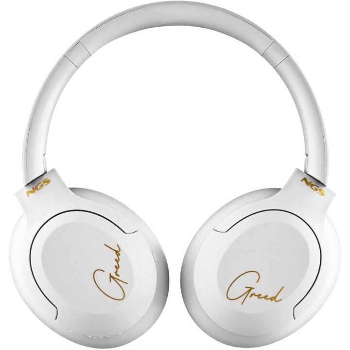 Auriculares Inalámbricos NGS Artica Greed/ con Micrófono/ Bluetooth/ Blanco