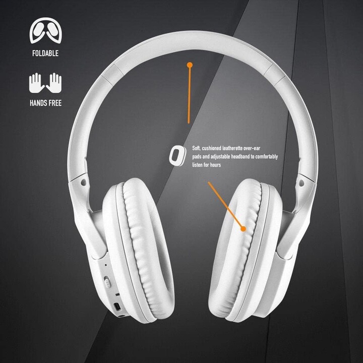 Auriculares Inalámbricos NGS Artica Greed/ con Micrófono/ Bluetooth/ Blanco