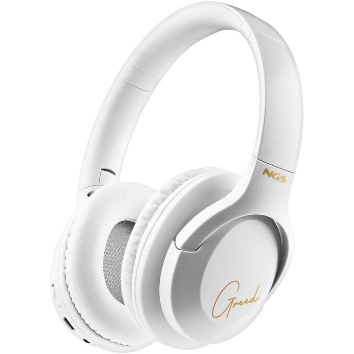 Auriculares Inalámbricos NGS Artica Greed/ con Micrófono/ Bluetooth/ Blanco