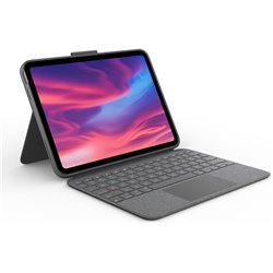 Logitech Combo Touch Keyboard para iPad 10.9 10ª geração (2022) oxford cinza QWERTZ DE