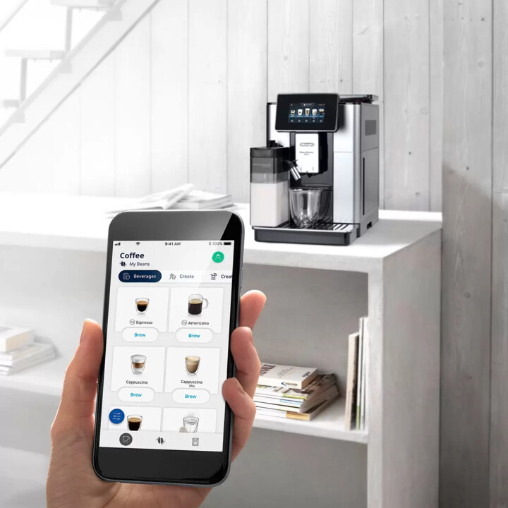 De'Longhi PrimaDonna ECAM610.55.SB electric coffee maker Fully automatic Espresso machine 2.2 L