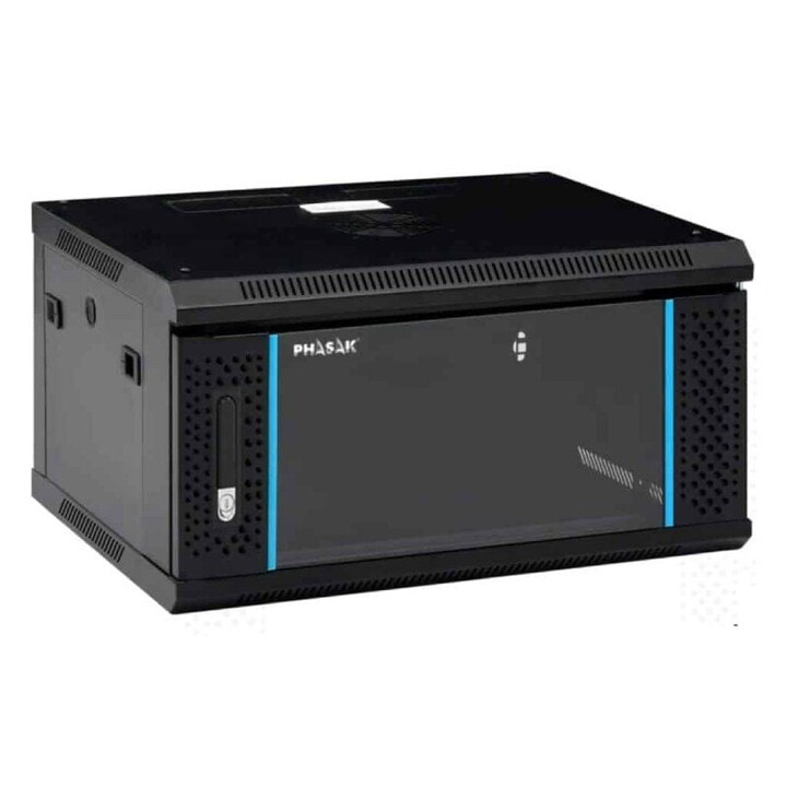 Armadio rack da parete smontato Phasak PHO 2106D/ 19'/ Altezza 6U