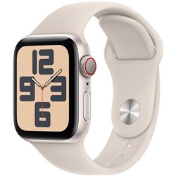 Apple Watch SE 3rd/ GPS/ Cellular / 40mm/ White Star Aluminum Case/ White Star Sports Strap S/M