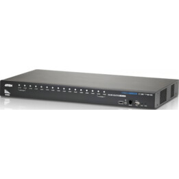 Aten Cs17916 Interruptor Kvm Montaje En Rack Negro