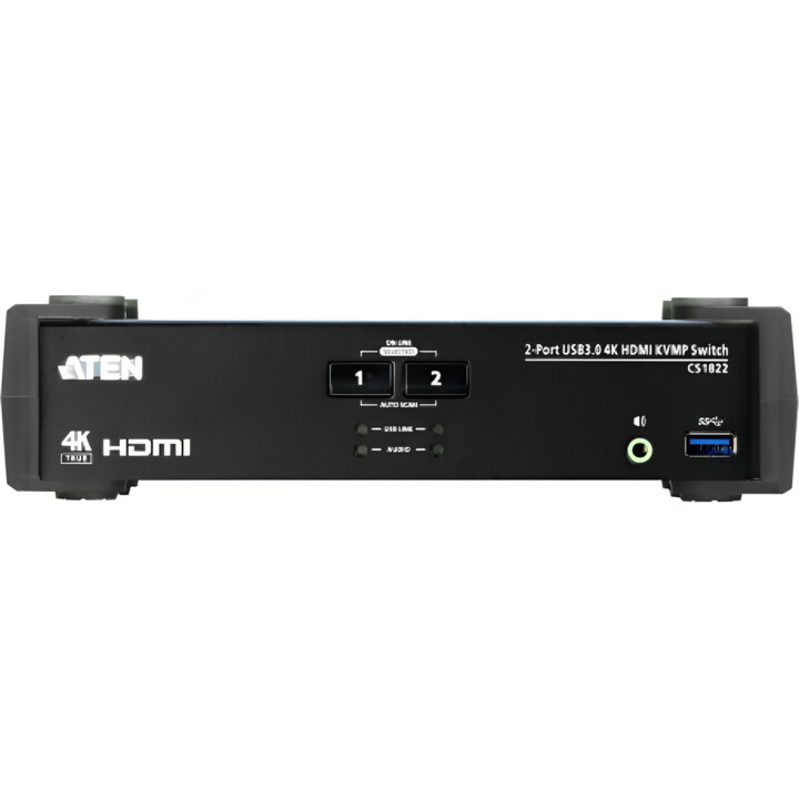 Aten CS1822-at-u KVM-Switch Schwarz