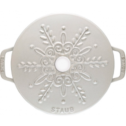 SNOWFLAKE STAUB 40506-548-0 fuente de asado 3.6 L hierro fundido