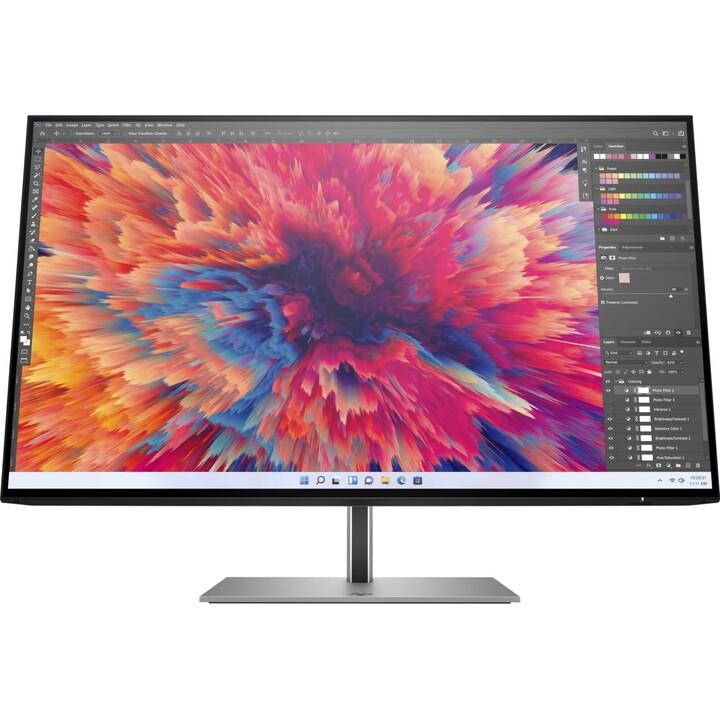 HP Z24q G3 Monitor 60.5 cm (23.8 inch)(QHD, IPS, 5ms, HDMI, Displayport, Ethernet, 60Hz)