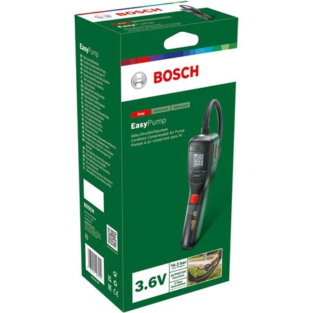 Bomba de aire a batería BOSCH EasyPump 3,6 V 10 bar