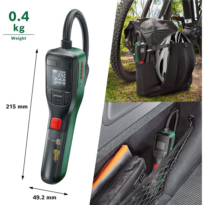 Bomba de aire a batería BOSCH EasyPump 3,6 V 10 bar