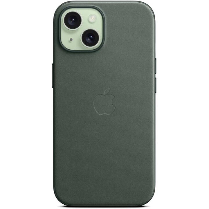 Capa para iPhone 15 magsafe evergreen de tecido fino da Apple