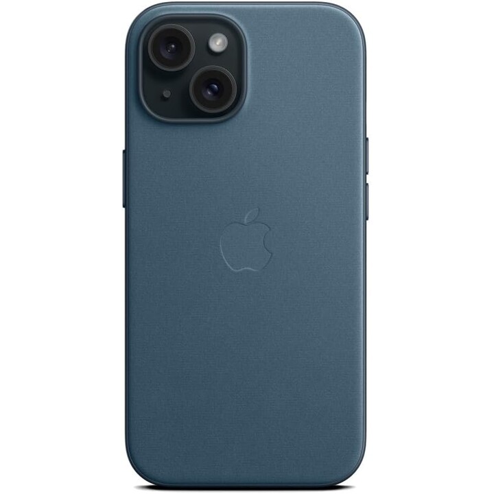iPhone 15 case apple finewoven pacific blue magsafe