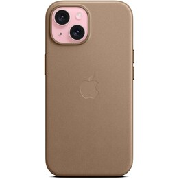 Capa magsafe taupe de tecido fino apple para iPhone 15