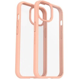 Capa para celular Otterbox react transparente/pêssego para iphone 15