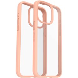 Otterbox react clear / peach back cover mobile case for iphone 15 pro max